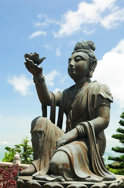 Angebot an den Riesen-Buddha — Stockfoto