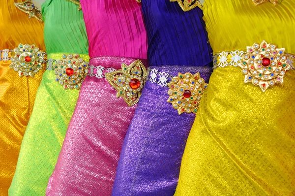 Thailändska klänning Stockbild