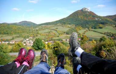 Hiking boots clipart