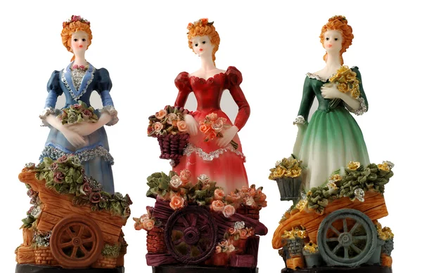 Statuetki z trzy kobiety — Zdjęcie stockowe