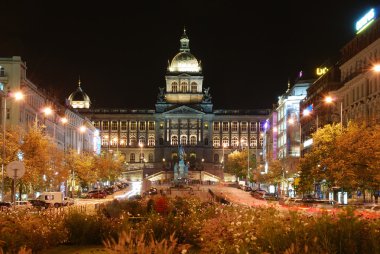 Wenceslas square, Praque clipart