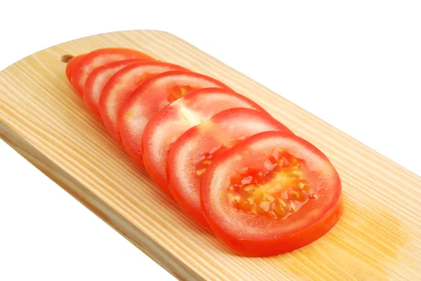 Masa üzerinde domates