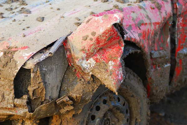 泥だらけの車 ロイヤリティフリーのストック画像