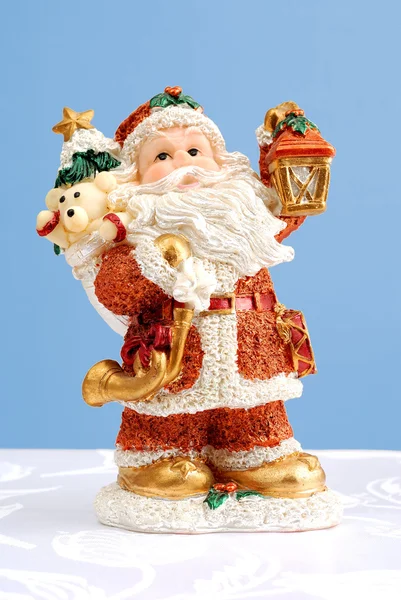 Weihnachtsmannstatuette lizenzfreie Stockbilder