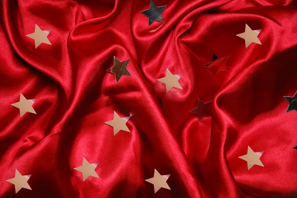 赤い綿繻子 — ストック写真