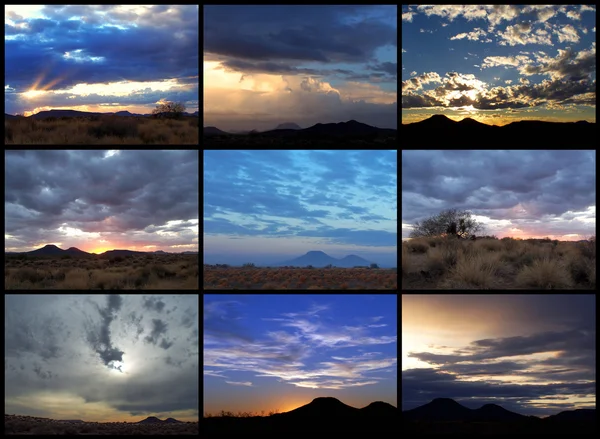 Arizona pôr do sol bonito — Fotografia de Stock