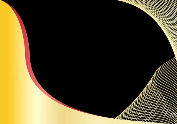 Абстрактний чорно-золотий фон — стоковий вектор