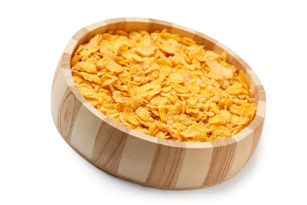 Cornflakes i skål — Stockfoto