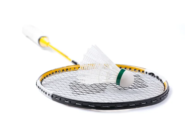 Badminton badmintonbollen — Stockfoto