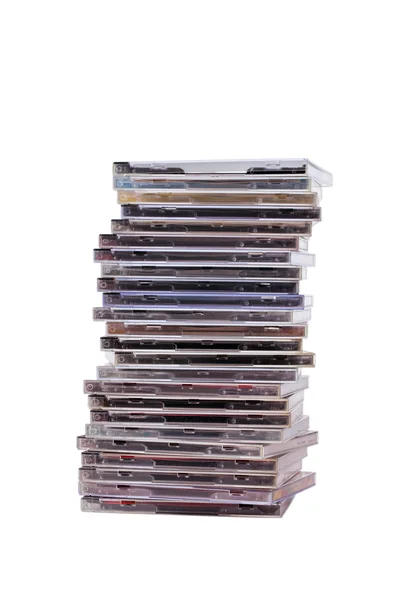 stock image Pile of cd