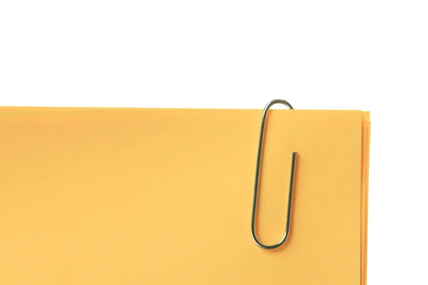 Gele briefpapier — Stockfoto