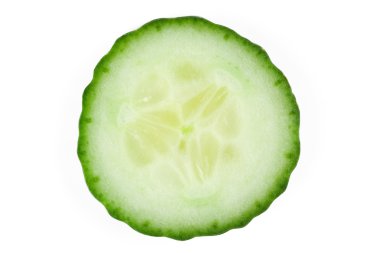 Sliced cucumber clipart