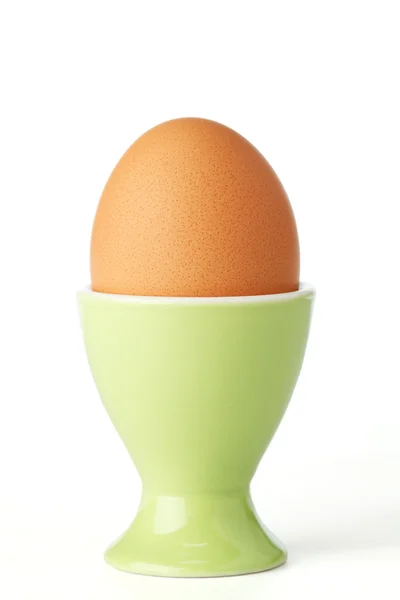 Ei in eggcup — Stockfoto