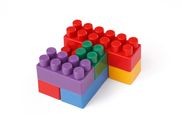 Bloques de juguete plástico —  Fotos de Stock