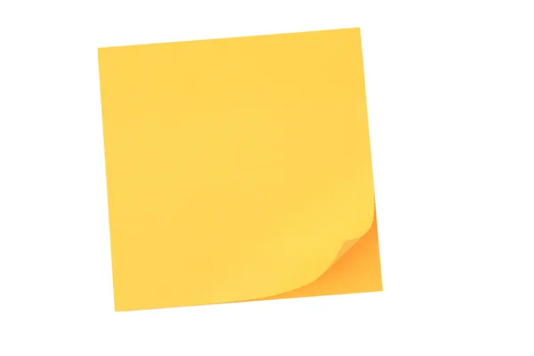 黄色の便箋 — ストック写真