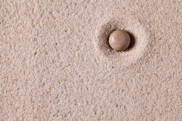 Pedra e areia — Fotografia de Stock