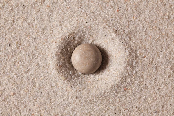 Kamienia i piasku — Zdjęcie stockowe