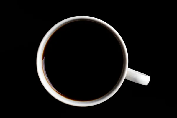Vista superior de la taza de café —  Fotos de Stock