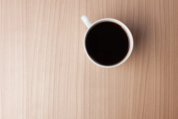 Colpo superiore di tazza di caffè — Foto Stock