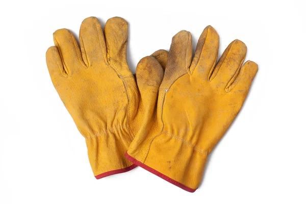 Pakai sarung tangan kulit — Stok Foto