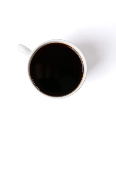 Top shot de xícara de café — Fotografia de Stock