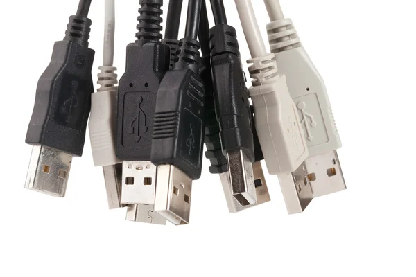 Verschillende USB-connectors — Stockfoto