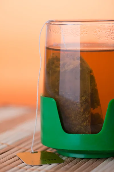 Taza de té vidriosa —  Fotos de Stock