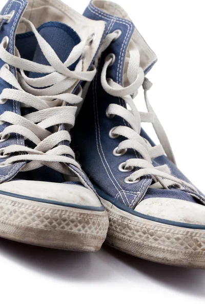 Синие кроссовки — стоковое фото