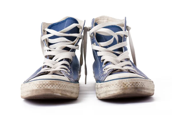 Sneakers blu — Foto Stock