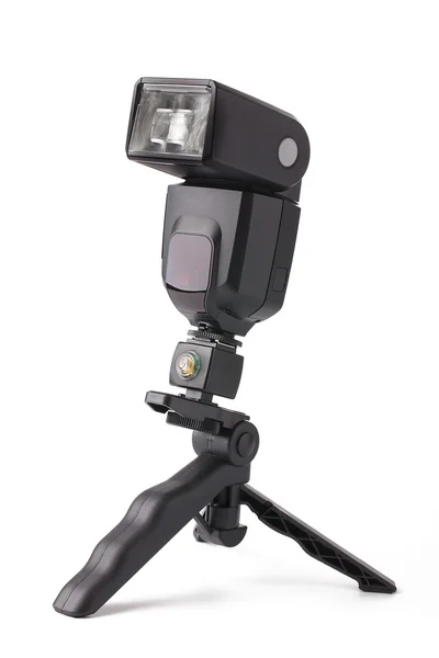 Camera flash on stand — Stock Photo, Image