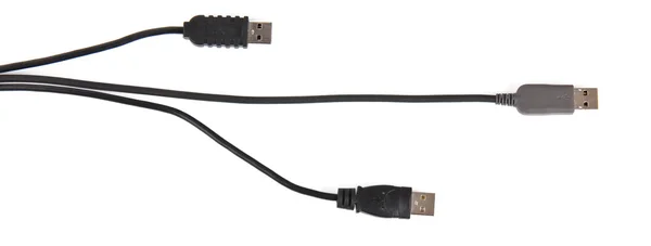 Vários conectores USB — Fotografia de Stock