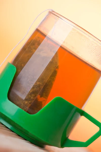 Cam çay bardağı — Stok fotoğraf