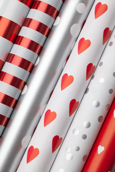 stock image Rolls of wrapping paper