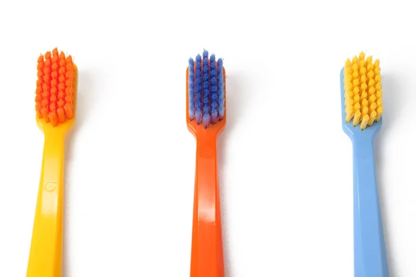 Kleur tandenborstel — Stockfoto