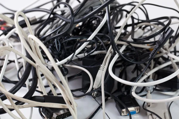 Muchos cables. —  Fotos de Stock
