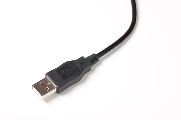 Conector USB negro — Foto de Stock