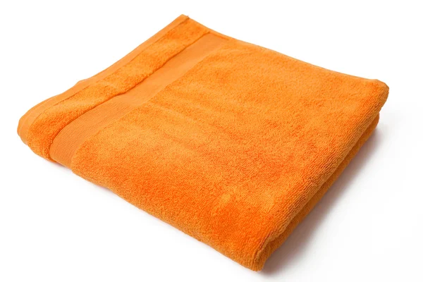Оранжевое полотенце — стоковое фото