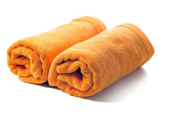 Orange towels — Stock Photo, Image