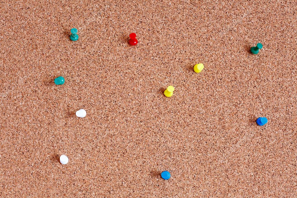 Cork Board With Pins Stock Photo Jirkaejc 2277624