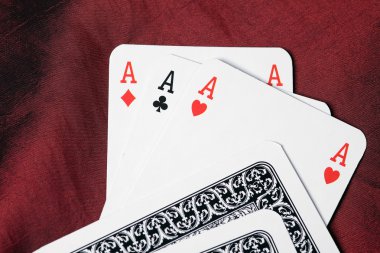 Poker cards clipart