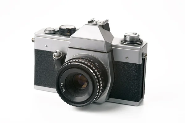 Eski analog fotoğraf makinesi — Stok fotoğraf