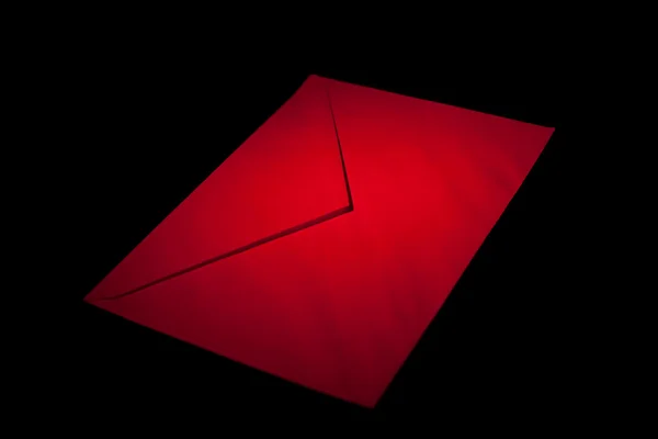 Envelopes with red light — Stock Photo, Image