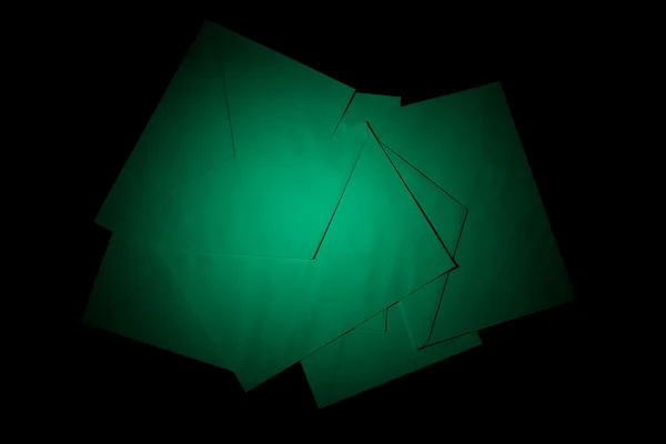 Φάκελος με πράσινο φως — Φωτογραφία Αρχείου