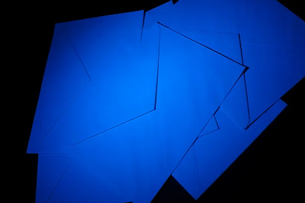 Obálky s modrým světlem — Stock fotografie