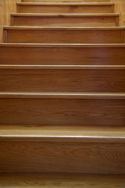 Крупним планом дерев'яні сходи — стокове фото