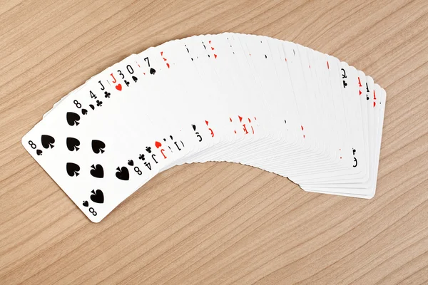 Покер карты — стоковое фото