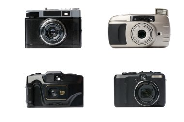 Various cameras clipart