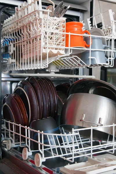 stock image Open dishwasher