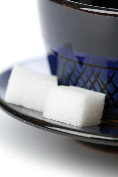 Два кубика сахара — стоковое фото