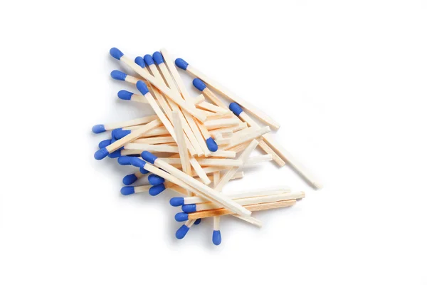 Blue matches — Stock Photo, Image